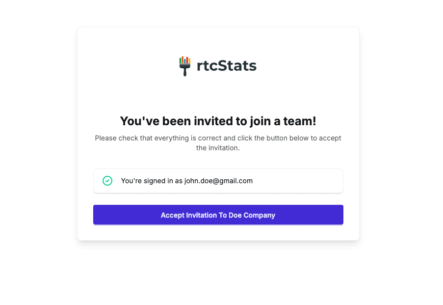 Improved invite flow