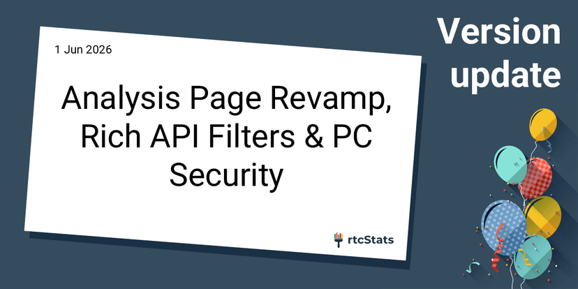 June Updates v1.6.0: Analysis Page Revamp, Rich API Filters & PC Security